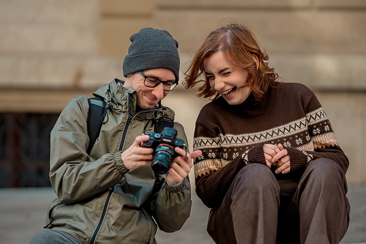 Gabi imádnivaló reakciója a nyers fotóira